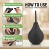 Anal Douche for Men and Women - 224ml Enema Bulb Reusable Colon Cleansing Douche for Gentle Cleansing, Constipation Relief view 4