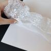 bayicie Floral Lace Arm Sleeves Summer Arm Sleeves UV Fingerless for Women Driving Commuting Grey view 3