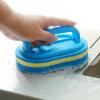 Bathroom Cleaning Sponge - Scrubber with Ergonomic Handle, Household Scrubber | Effortless, Heavy Duty Cleaning Tool for Kitchen, Toilet, Sink, Tiles, Shower, Spa, view 2