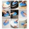 Bathroom Cleaning Sponge - Scrubber with Ergonomic Handle, Household Scrubber | Effortless, Heavy Duty Cleaning Tool for Kitchen, Toilet, Sink, Tiles, Shower, Spa, view 4