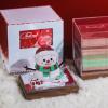 Snowman Paper Sculpture Calendar 2026 Tearable Desk Paper with Clear Acrylic Display Case for Home Decoration Tearable Snowman Desk view 3