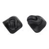 1 Pair of Suitcase Wheels Replacement, Lightweight Design, Compatible with Most Damaged Wheels and Rollers (Black L) view 3