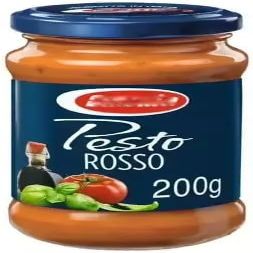 4X Barilao Pesto Rosso with Tomato, Basil & Balsamic Vinegar for Pasta 200g
