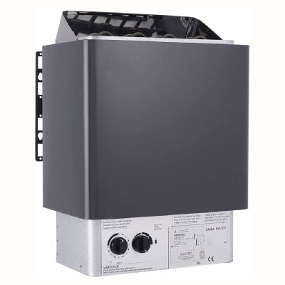 Electric Sauna Heater, 3-9kW Steam Bath Stove with Internal Controller, 3-Hour Timer & Adjustable Temperature for Home, Hotel, Spa