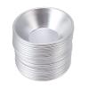 Aramox Aluminum Egg Tart, Food Grade Tartlet Tins for Even Baking and Easy Demolding, 25 Pcs, 7.2x4x2cm for Home Bakers view 1