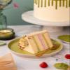 Patisserie Valerie Matcha & Raspberry Indulgence Cake, Vegetarian, Halal Friendly, 6 Inch, 10 Servings view 2