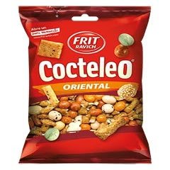 Oriental Savoury Rice Cracker Mix - Light Traditional Asian-Style Snack Packs - 10 x 120g