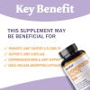 Chondroitin Sulfate Capsules, 120 Count 1200mg - Quick-Release Absorption - Supports Joint Flexibility, Mobility, Comfort & Healthy Knee Function view 3