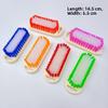 Serenophile Multifunctional Cleaning Brush Thick Oval Plastic Bristle Scrubber for Shoes Laundry Cups and Crevices Sturdy Hard Bristles 14.5cm view 2