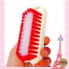 Serenophile Multifunctional Cleaning Brush Thick Oval Plastic Bristle Scrubber for Shoes Laundry Cups and Crevices Sturdy Hard Bristles 14.5cm view 3