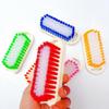 Serenophile Multifunctional Cleaning Brush Thick Oval Plastic Bristle Scrubber for Shoes Laundry Cups and Crevices Sturdy Hard Bristles 14.5cm view 4