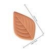 HOMOCONO 5pcs Terracotta Brown Sugar Saver Discs with Leaf Design, Reusable Moisture Absorbers for Kitchen Use, Compact and Portable Softener for Daily Brown Sugar Storage view 2