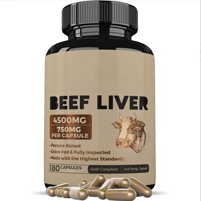 Beef liver extract, dried, minerals and vitamins, sports strength, natural nutrition, promotes body vitality