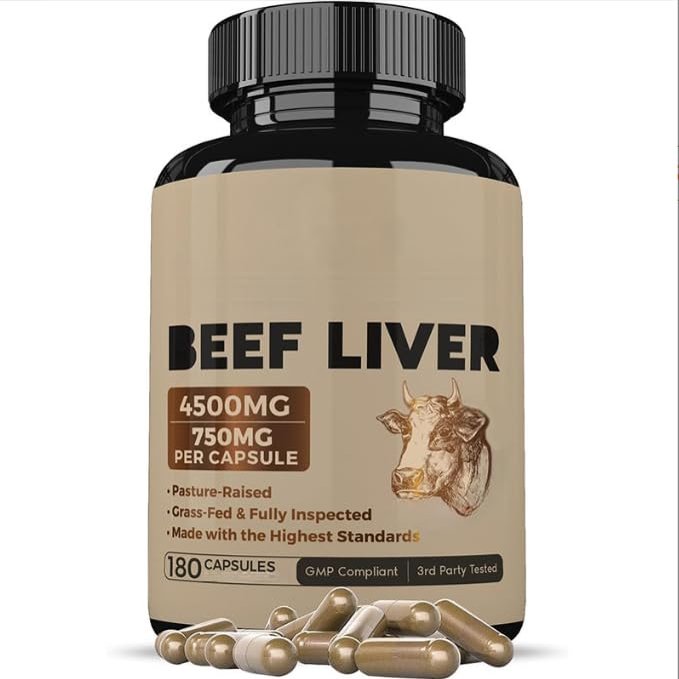 Beef liver extract, dried, minerals and vitamins, sports strength, natural nutrition, promotes body vitality