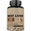 Beef liver extract, dried, minerals and vitamins, sports strength, natural nutrition, promotes body vitality view 1