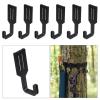 Crabop Camping Tree Hooks with Webbing Straps, Heavy Duty Nylon Hanger for Outdoor Gear, 4/6 Hook Set, Portable Storage for Picnic and Hiking(6 hooks) view 4