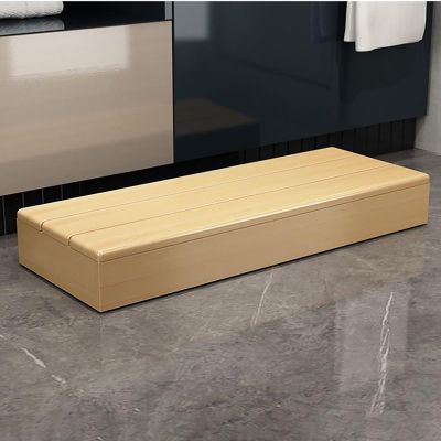 Hggdsac Wooden Steps Indoor, Solid Wood Mobility Footstool for High Beds, Ready Made Garden Steps, Half Step Non Slip Mobility aid, decking Step for Outside, Bathroom, Kitchen, Bed
