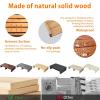 Hggdsac Wooden Steps Indoor, Solid Wood Mobility Footstool for High Beds, Ready Made Garden Steps, Half Step Non Slip Mobility aid, decking Step for Outside, Bathroom, Kitchen, Bed view 3