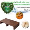 Hggdsac Wooden Steps Indoor, Solid Wood Mobility Footstool for High Beds, Ready Made Garden Steps, Half Step Non Slip Mobility aid, decking Step for Outside, Bathroom, Kitchen, Bed view 4