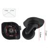 1 Pair Rotating Wheels for Suitcase Replacement Luggage Trolley Plastic Material Compatible with Most Suitcase Types (W142) view 2