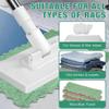 Sweeper Mop with Auto Clamp for Disposable Cloths and Wipes Stainless Steel Floor Cleaner for Bathroom Kitchen Wall Hands Free Clip Mop Any Cloth Tool 20 Pack Refill Option Home Gift view 4
