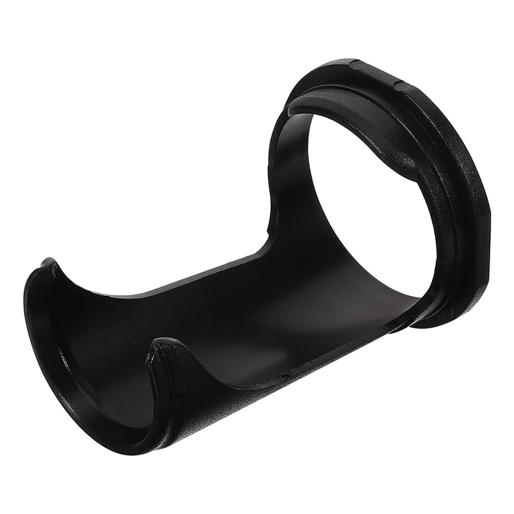 Amosfun Black Plastic Razor Holder and Shave Brush Stand with Stable Base Design to Extend Shaving Brush Life for Men, for Home and Salon Use