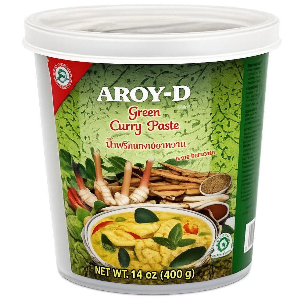 AROY-D Green Curry Paste (No Shrimp)-1KG