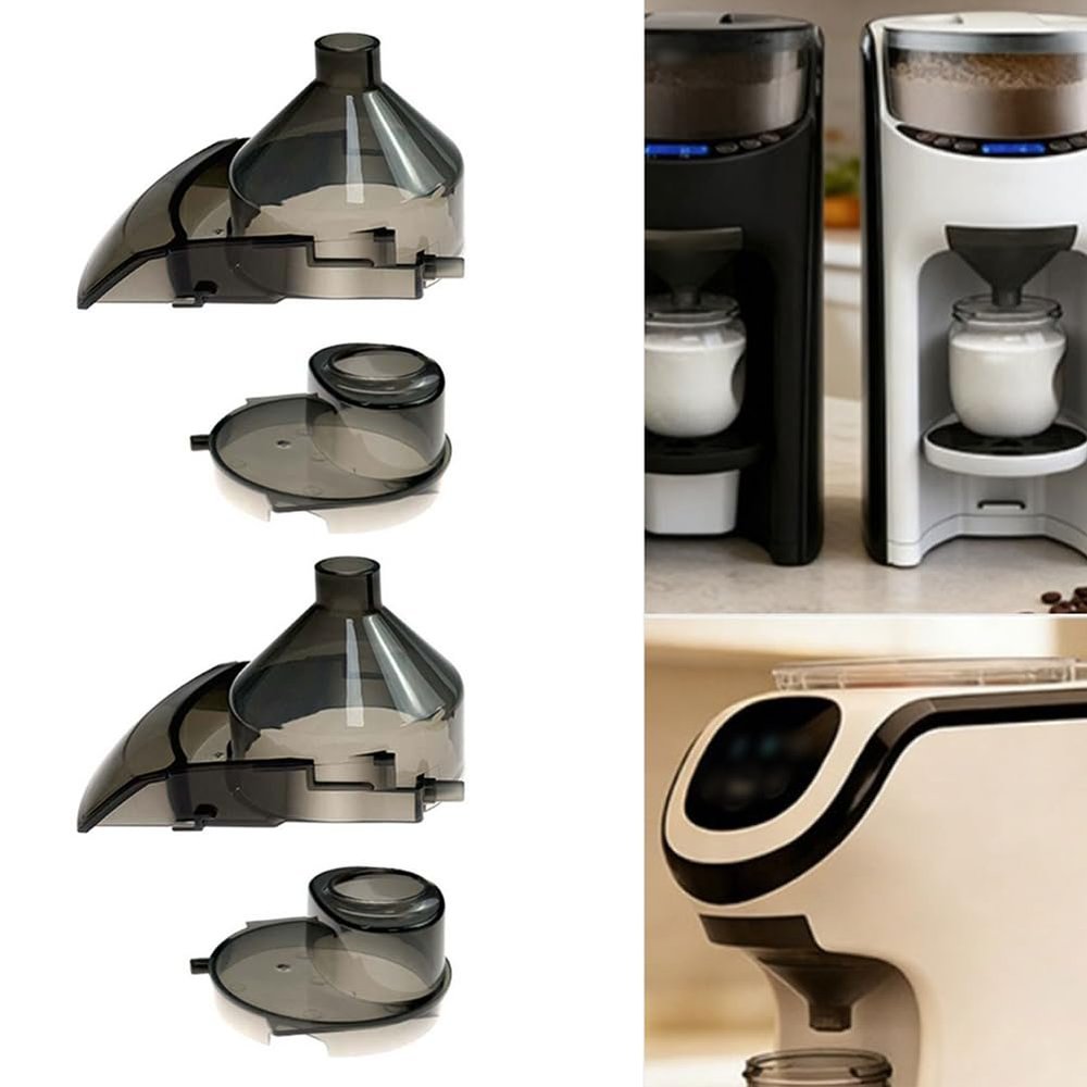 2pcs Milk Dispenser Funnel Replacement for Baby Brezza Mixer, PP Material Easy Install Cleaning Accessory