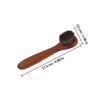 2pcs Shoe Polish Applicator Brush with Wood Handle and Soft Bristles view 2