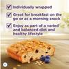 Blueberry Breakfast Bakes Snack Cakes Pack of 3,Soft, moist sponge topped with golden oats for a satisfying texture that makes breakfast feel like a treat. view 3