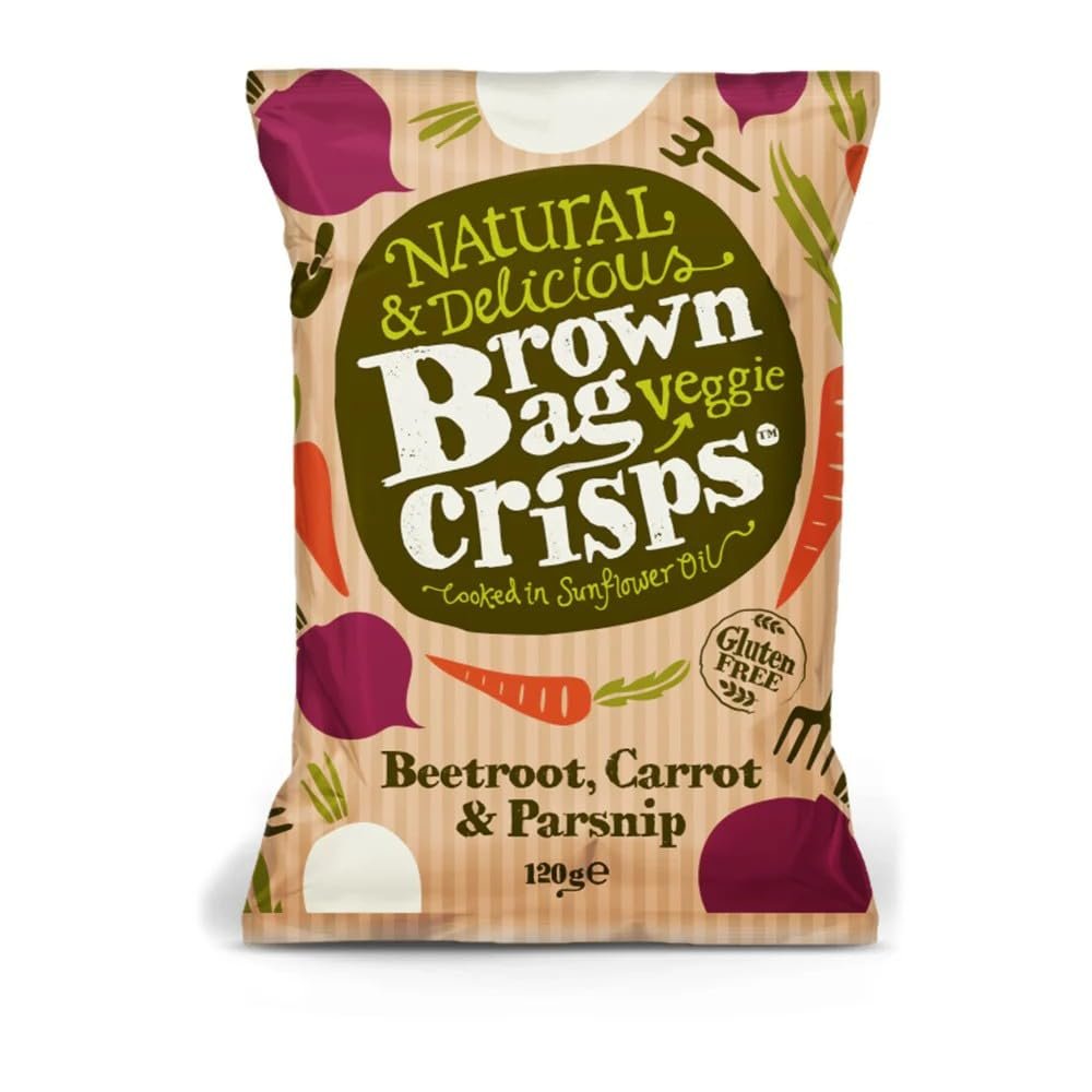 Beetroot, Parsnip & Carrot - Veggie Crisps - 8 x 120g