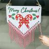 Xinsheinelry Christmas Countdown Ornament Wood Banners Shape for Exciting Holiday Celebrations Party Ornaments Wood Countdown Ornament view 3