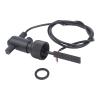 EasyByMall FS-10 Paddle Flow Switch 1L/min Water Flow Sensor 100V 100C for Heat Water Heater Swimming Pool Gas Meter Coffee Machine view 1