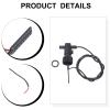 EasyByMall FS-10 Paddle Flow Switch 1L/min Water Flow Sensor 100V 100C for Heat Water Heater Swimming Pool Gas Meter Coffee Machine view 3