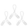 KICHOUSE Hat for PC Practical Design Material Carrying 3pcs Windproof Strap Clips Flexible Stretch and Secure Your Cap Safety Outdoor Activities and Everyday Use view 1