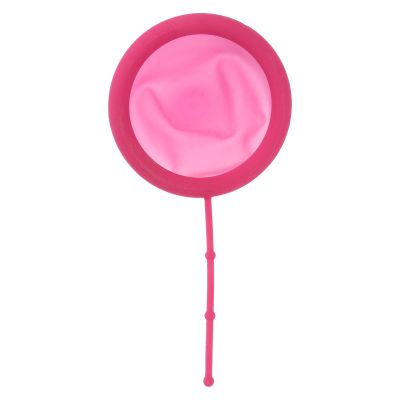 Hemobllo Foldable Silicone Period for Women, Leak-Proof and Sustainable Feminine Care, for Swimming and Running, Red Reusable