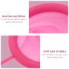 Hemobllo Foldable Silicone Period for Women, Leak-Proof and Sustainable Feminine Care, for Swimming and Running, Red Reusable view 3
