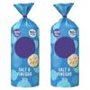 Salt & Vinegar Rice Cakes, Popped Never Fried, 43 kcal per Snack, Crispy Rice and Corn Cakes, 117g, Pack Of 2