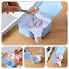 SAFIGLE Retainer Cleaning Case 2Pcs with Strainer Basket, Small Sturdy Plastic Soak Containers for Denture Care, for Travel and Everyday Use view 4
