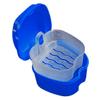 COOPHYA 2pcs Denture Case with Strainer and Hinge Portable Plastic Denture Storage Box Easy to Carry for Wedding and Photo Taking Random Color view 2
