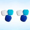 COOPHYA 2pcs Denture Case with Strainer and Hinge Portable Plastic Denture Storage Box Easy to Carry for Wedding and Photo Taking Random Color view 3
