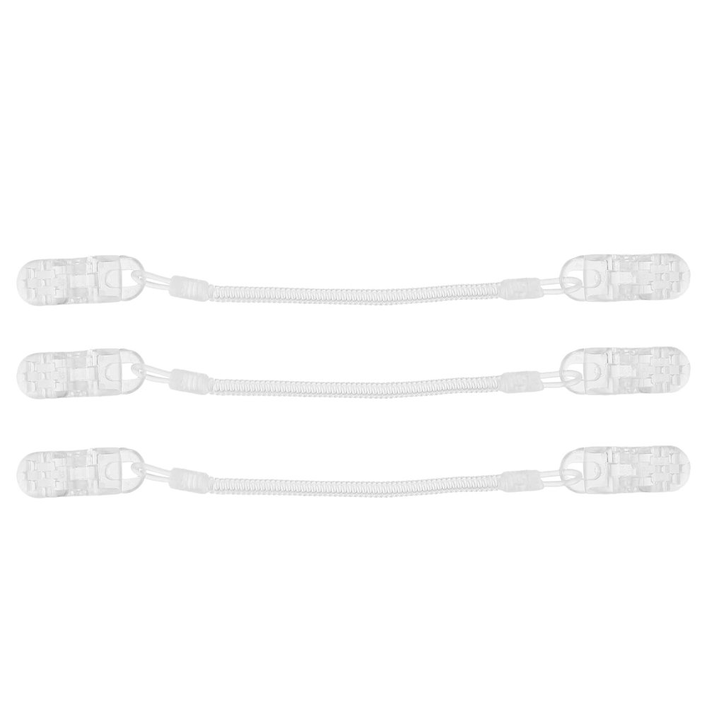DRESSOOS 3pcs Hat Strap Retention Clips for Outdoor Activities, Windproof and Anti-Drop Chain Design, Practical PC Material Adjustable Hat Keeper Clips for Everyday Use