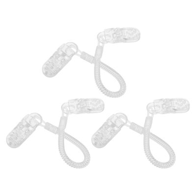 DINHEAROM 3pcs Hat Strap Clips Windproof Cap Fastener Clips PC Material Adjustable Anti-Drop Chain Practical Carrying for Outdoor Activities and Everyday Use