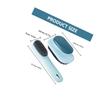 ADOCARN 2pcs Multipurpose Scrub Brush for Shoes and Clothing with Soft Nylon Bristles and Easy to Grip Abs Handle, for Travel and Household Cleaning Tasks view 2