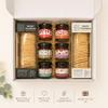 Chutneys Gift Set Bundle With x6 Mini Chutney Selection and Crackers Gift - Including Chili Jam, Caramelised Onion, Potting Shed Pickle and More - Chutney and Crackers Gift Set Savoury Hampers view 3