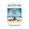 KCS Coconut Oil 500ml Pack of 2 | Pure Coconut Oil | Suitable for Cooking, Frying, Baking & External Use | Multi-Purpose Oil | 2 x 500ml Bottles view 2