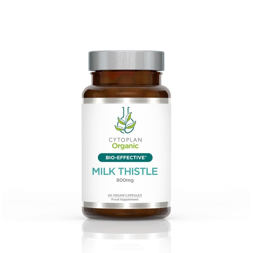 Cytoplan Organic Milk Thistle Capsules 60 Optimal Absorption British Developed Scientifically Formulated High Bioavailability