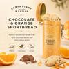 Cartwright & Butler Chocolate & Orange Shortbread Rounds, Buttery Shortbread Biscuits with Milk Chocolate Chunks & Orange Pieces, Premium Sweet Biscuits for Tea, Coffee & Gifting, 150g view 2