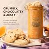 Cartwright & Butler Chocolate & Orange Shortbread Rounds, Buttery Shortbread Biscuits with Milk Chocolate Chunks & Orange Pieces, Premium Sweet Biscuits for Tea, Coffee & Gifting, 150g view 3