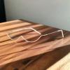 FreshCart Basics 4xHalf Frame Glasses Fake Glasses Without Lens Half Rim Metal Frame Unique Decoration Eyeglasses for Selfie Woman Ladies Travel Holiday view 2